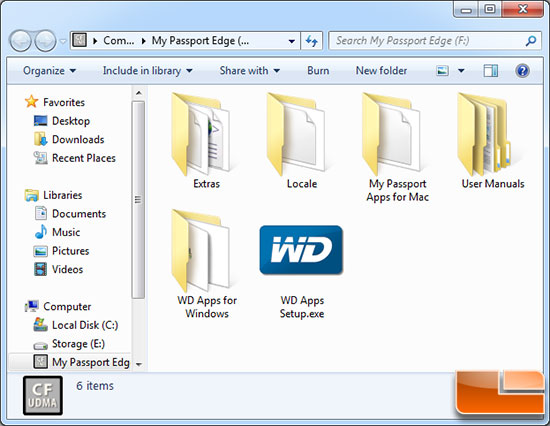 installation software wd external hard drive mac
